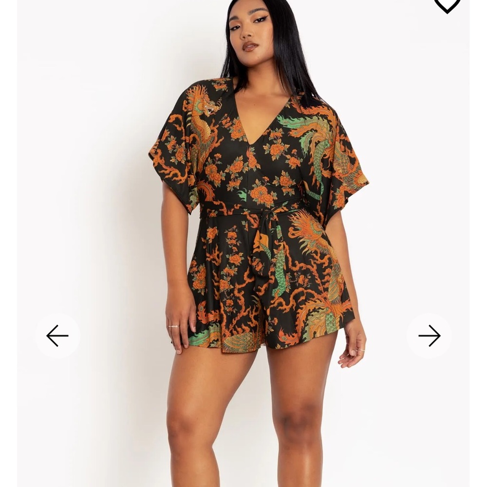 BlackMilk DRAGON RISING SLINKY PLAYSUIT